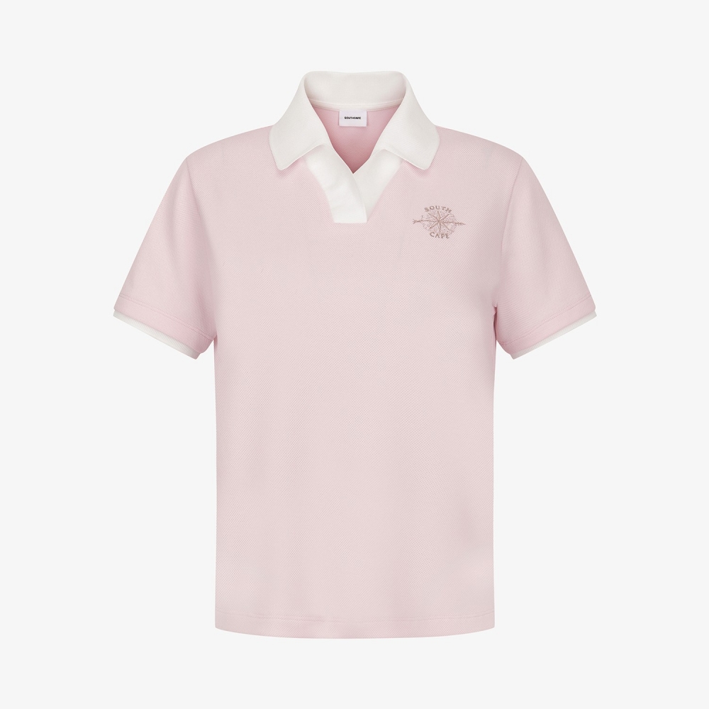 Southcross Mesh Open-Collar T-Shirt_LP