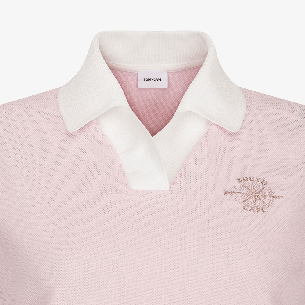 Southcross Mesh Open-Collar T-Shirt_LP
