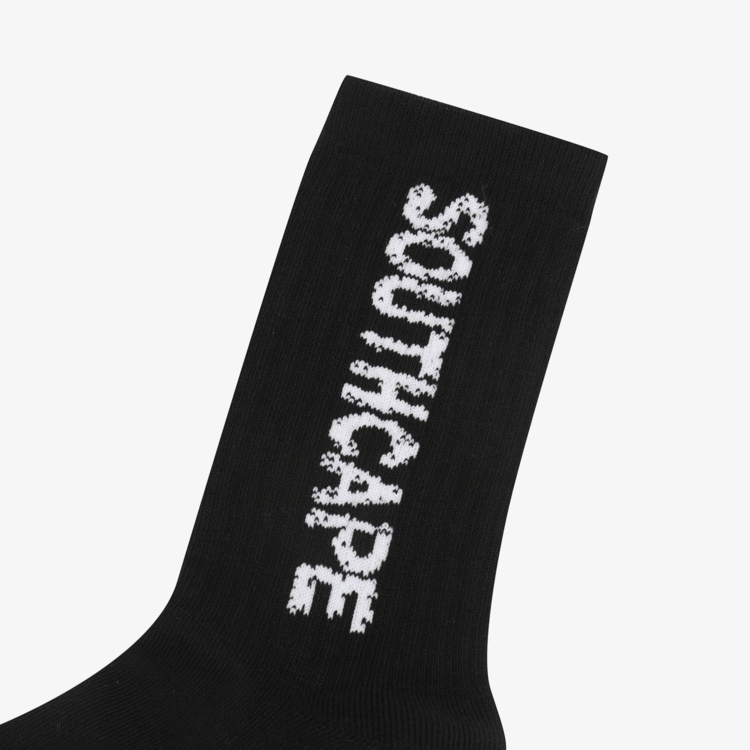 Southcape Lettering Logo Socks_BK