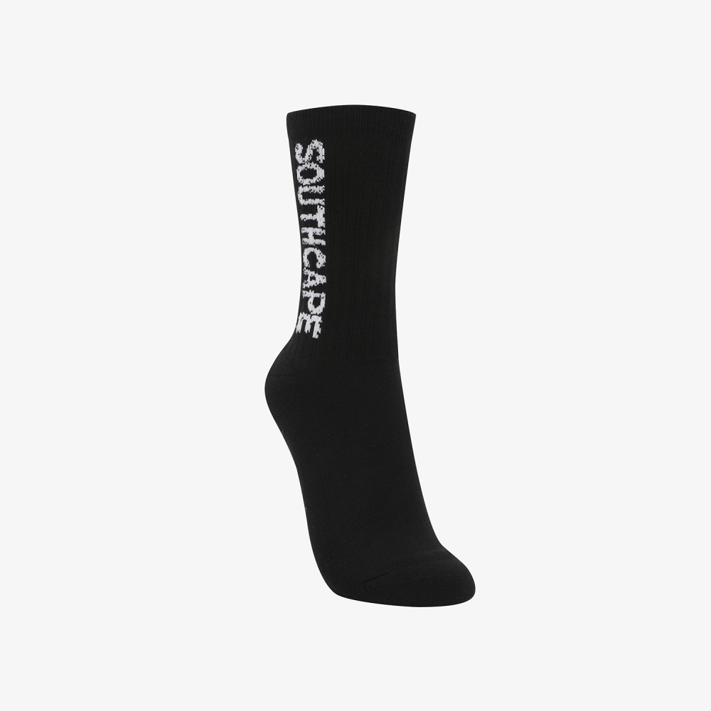 Southcape Lettering Logo Socks_BK
