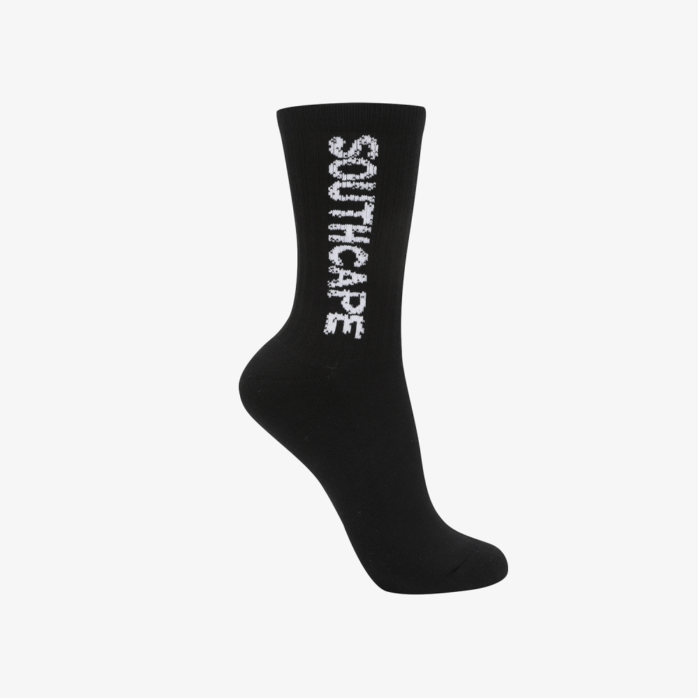 Southcape Lettering Logo Socks_BK