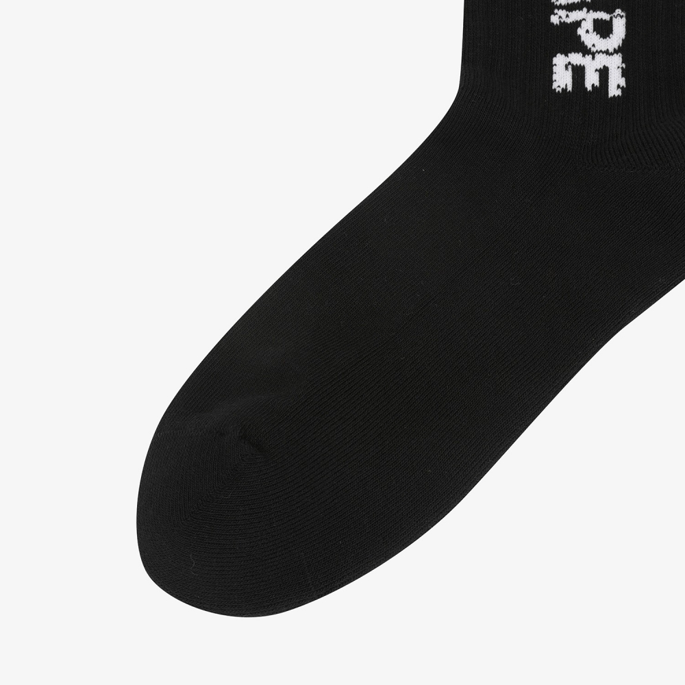 Southcape Lettering Logo Socks_BK