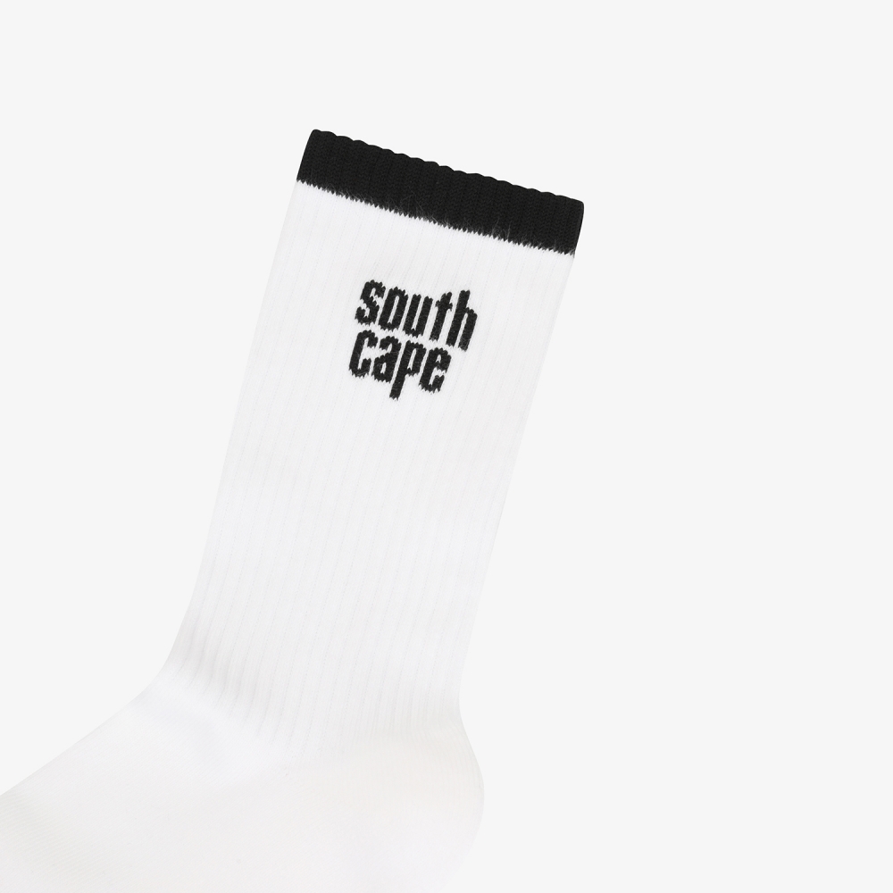 Southcape New Logo Socks_WT