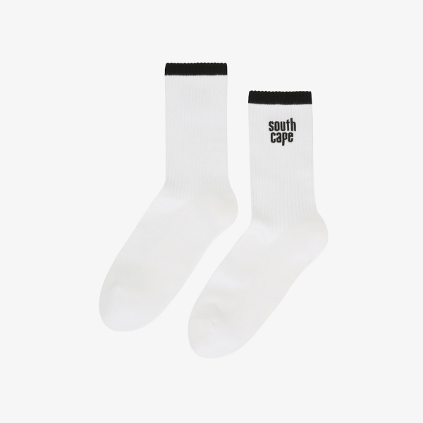 Southcape New Logo Socks_WT