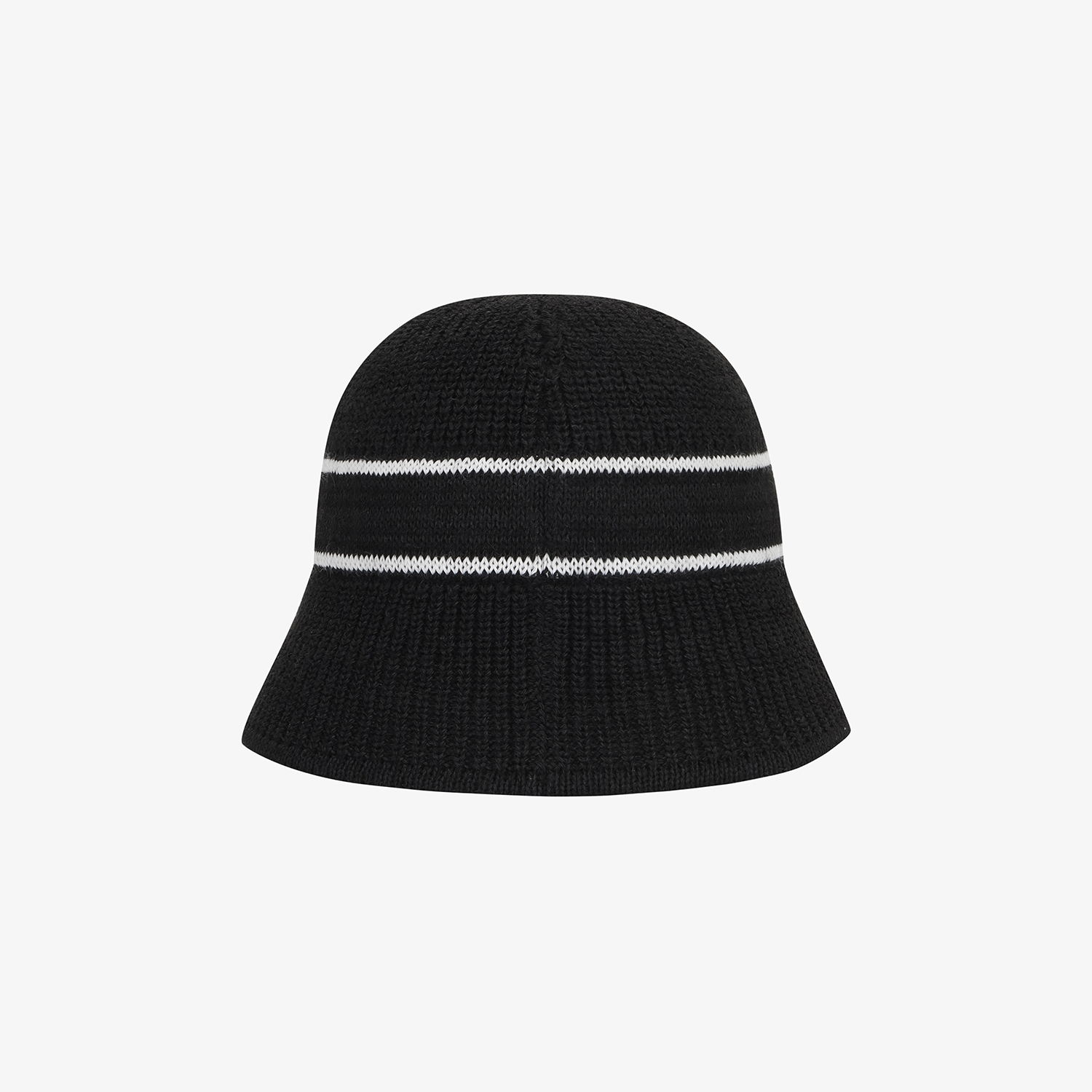Logo Cotton-Blend Knit Bucket Hat_BK