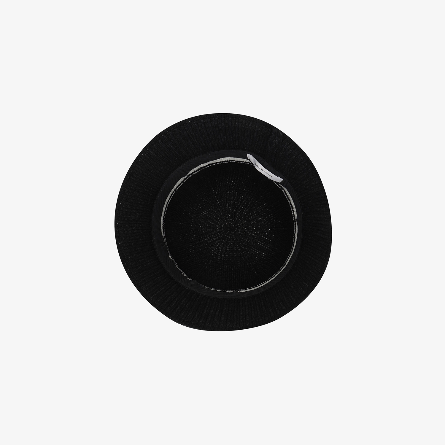 Logo Cotton-Blend Knit Bucket Hat_BK