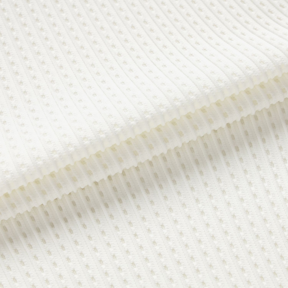 Mesh Dot Logo Short Sleeve T-Shirt_WT