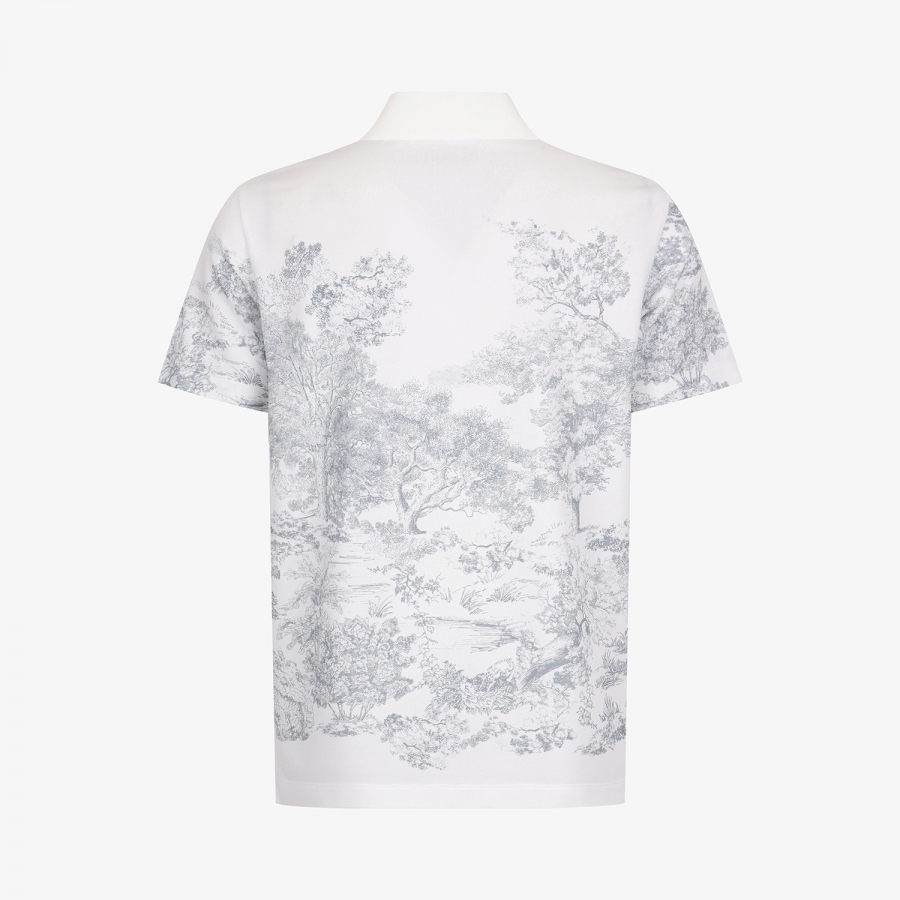 Namhae Heritage Graphic Polo Shirt_WT