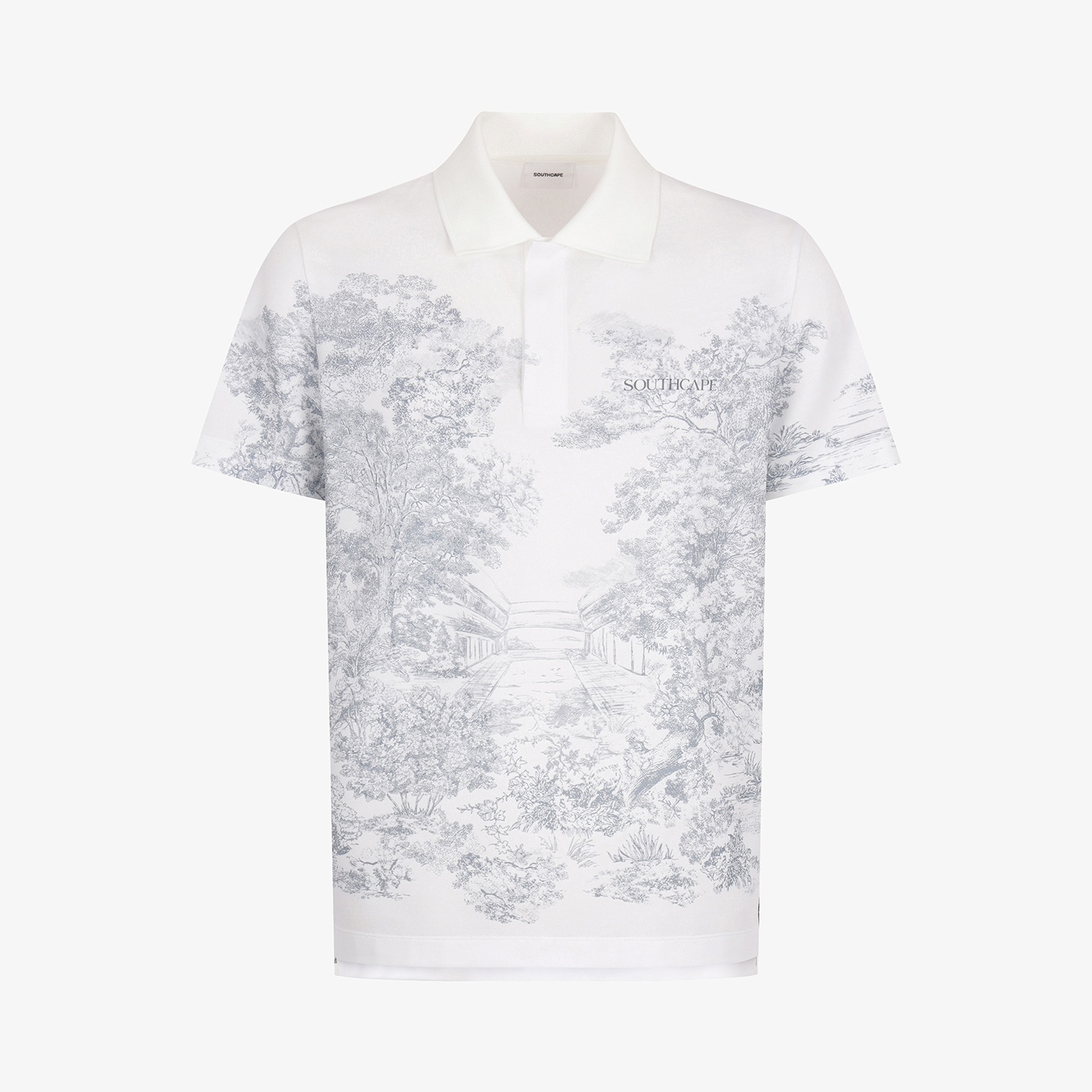 Namhae Heritage Graphic Polo Shirt_WT