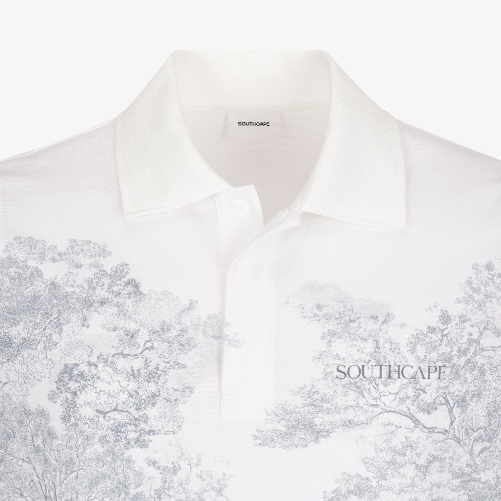 Namhae Heritage Graphic Polo Shirt_WT