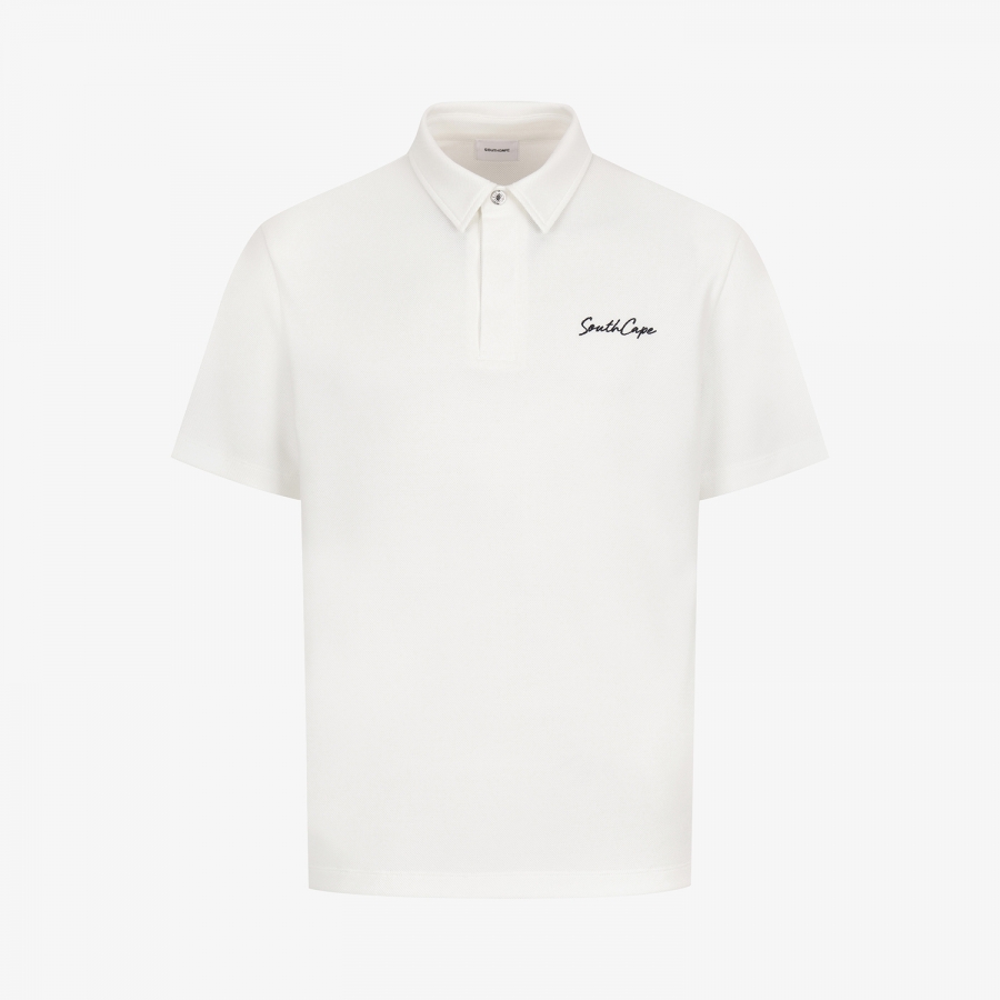 Namhae Heritage Artwork Collar T-Shirt_WT