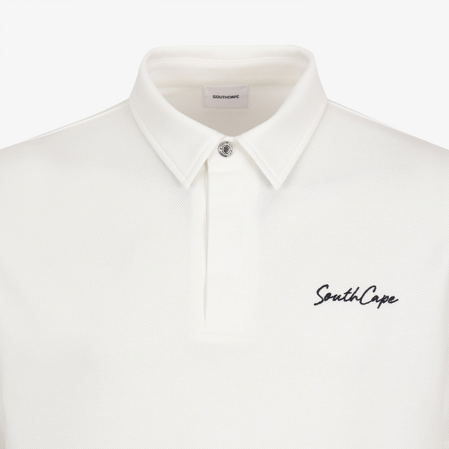Namhae Heritage Artwork Collar T-Shirt_WT