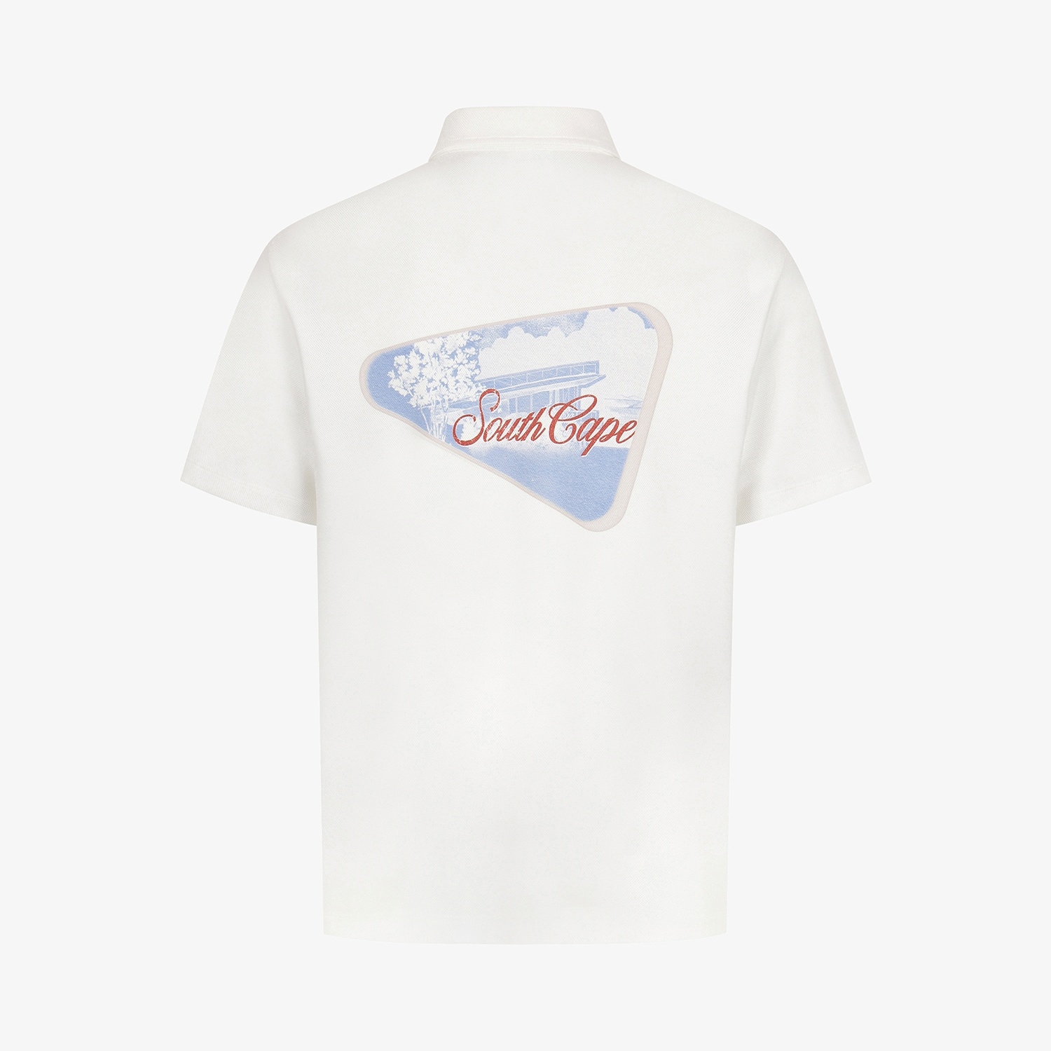 Namhae Heritage Artwork Collar T-Shirt_WT