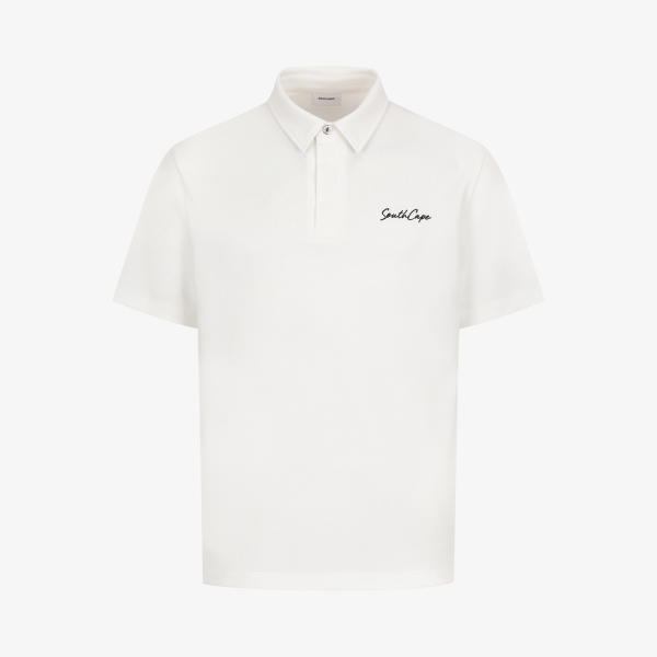 Namhae Heritage Artwork Collar T-Shirt_WT