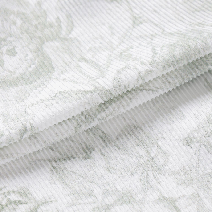 Blossom Pleated Short Sleeve T-Shirt_KH