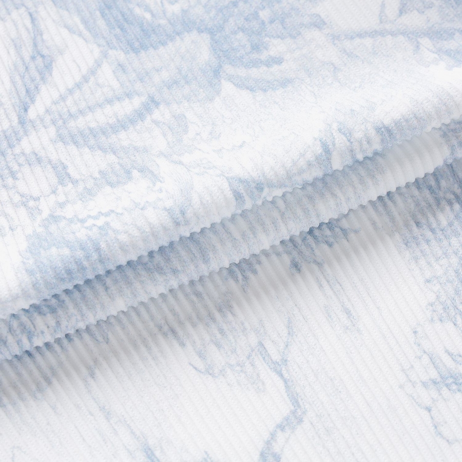 Blossom Pleated Short Sleeve T-Shirt_LB