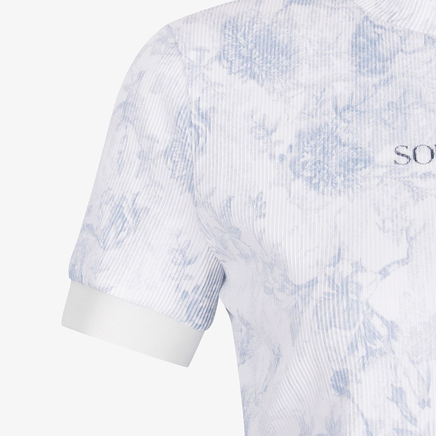 Blossom Pleated Short Sleeve T-Shirt_LB