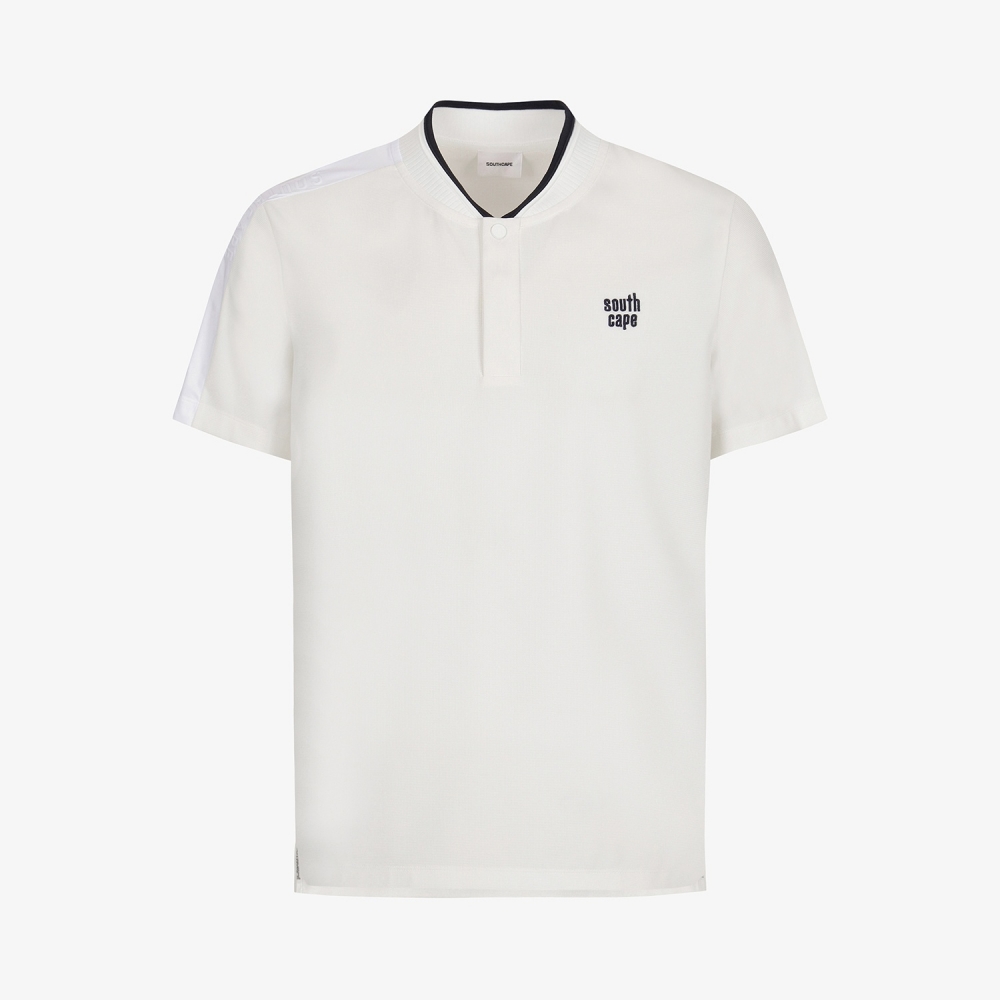 Baseball Collar Performance Short-Sleeve T-Shirt_WT