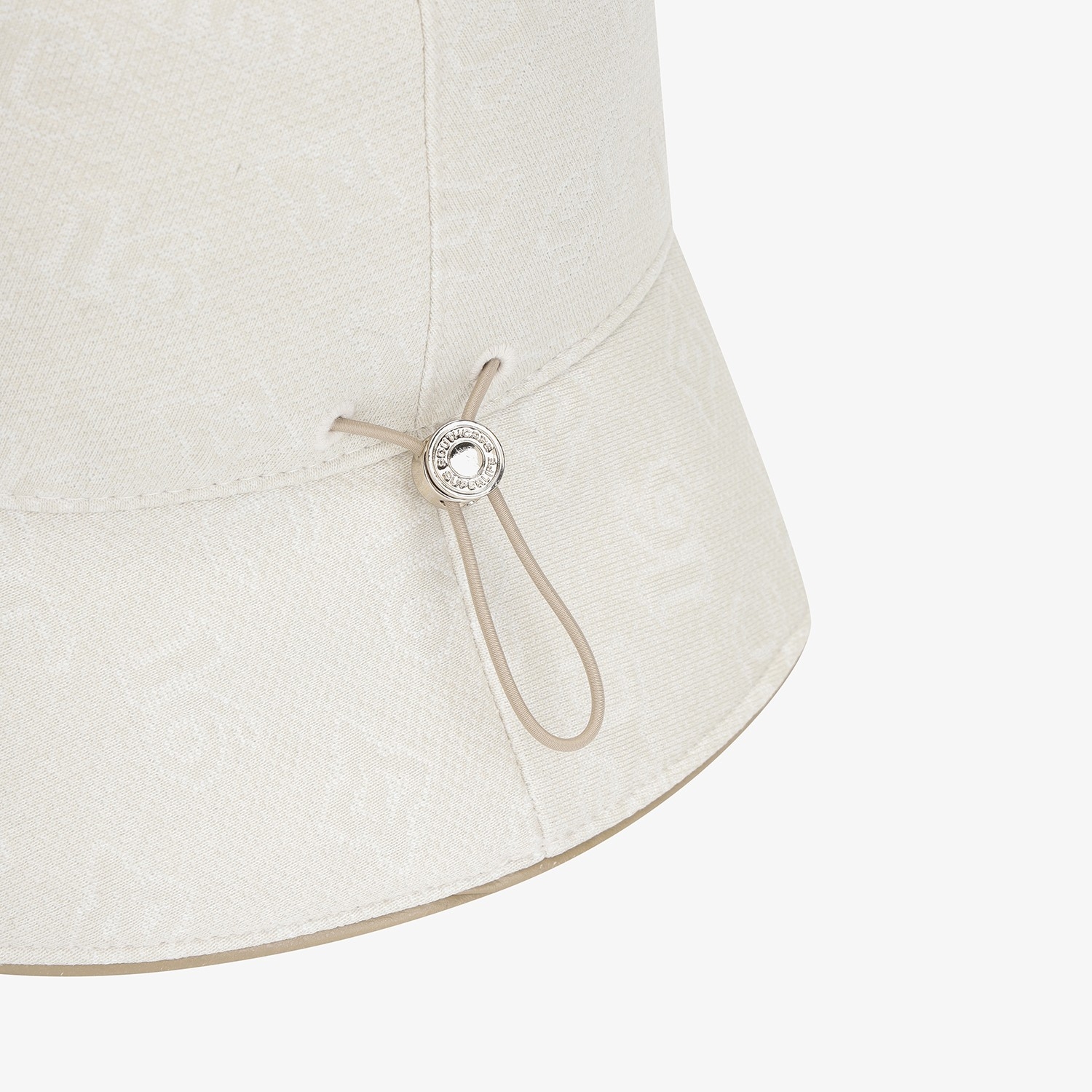 Monogram Logo Leather Piping Bucket Hat_LE