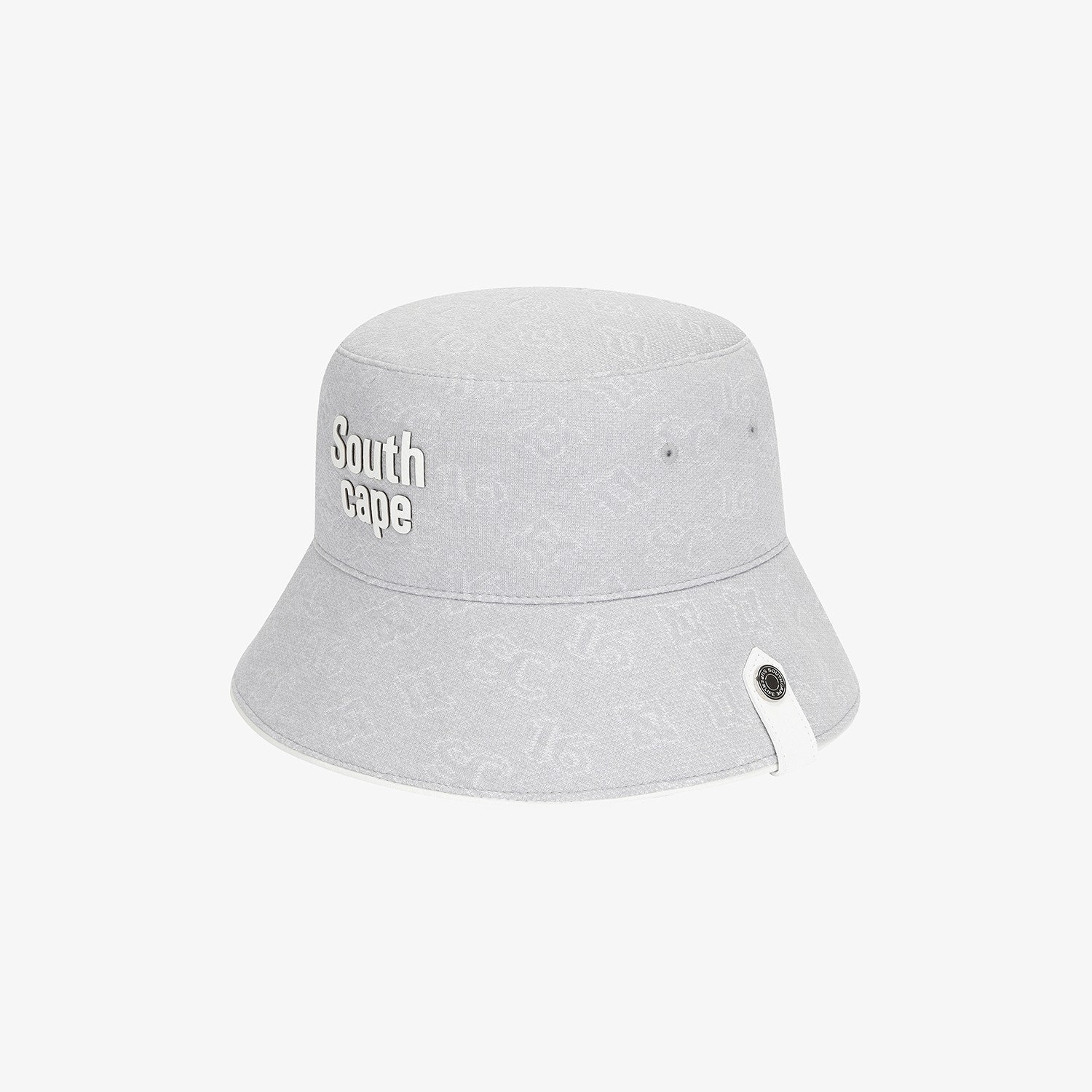 Monogram Logo Leather Piping Bucket Hat_LG