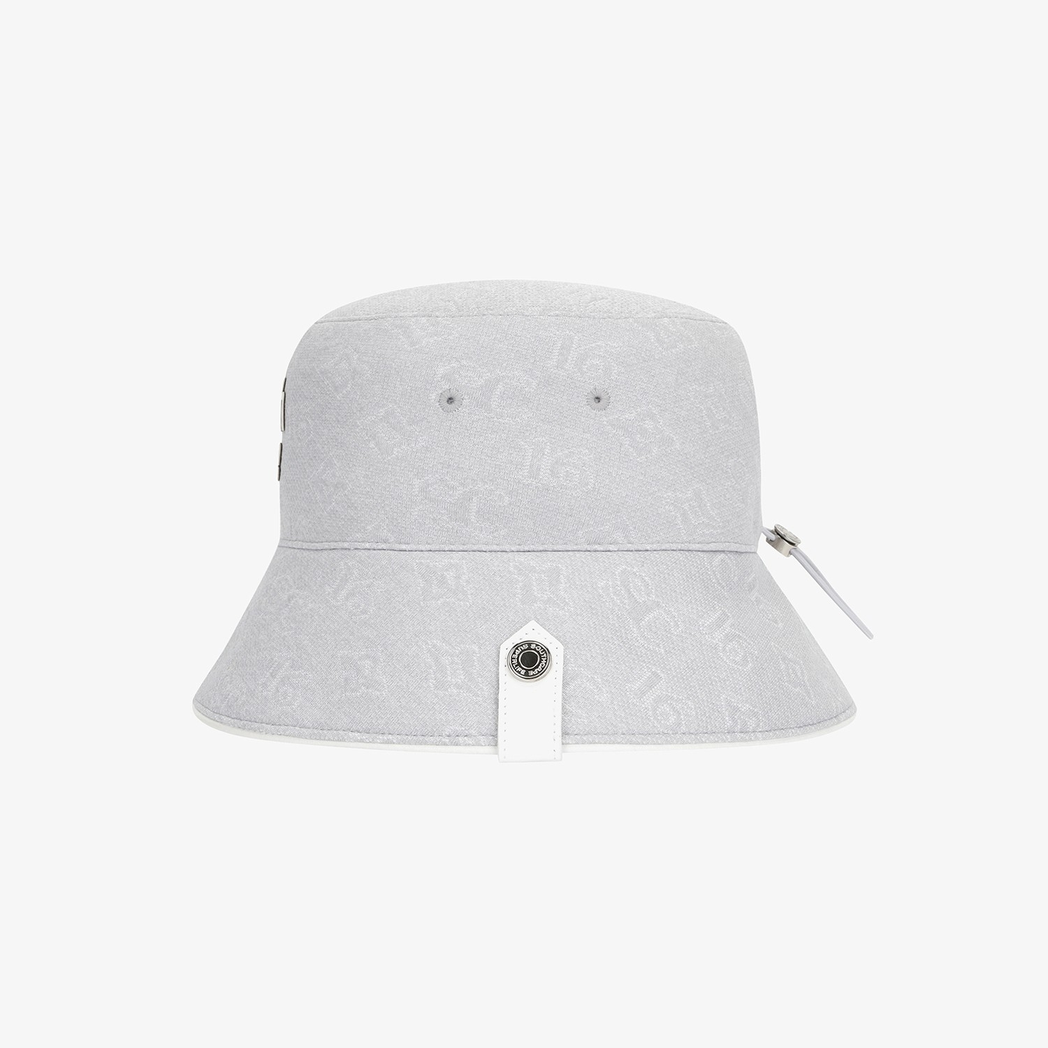 Monogram Logo Leather Piping Bucket Hat_LG