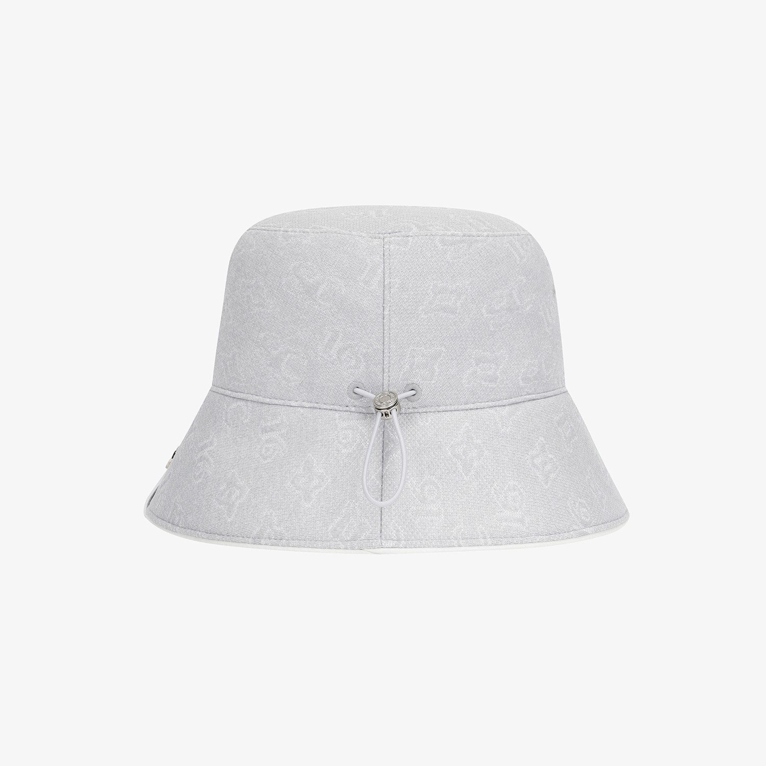 Monogram Logo Leather Piping Bucket Hat_LG