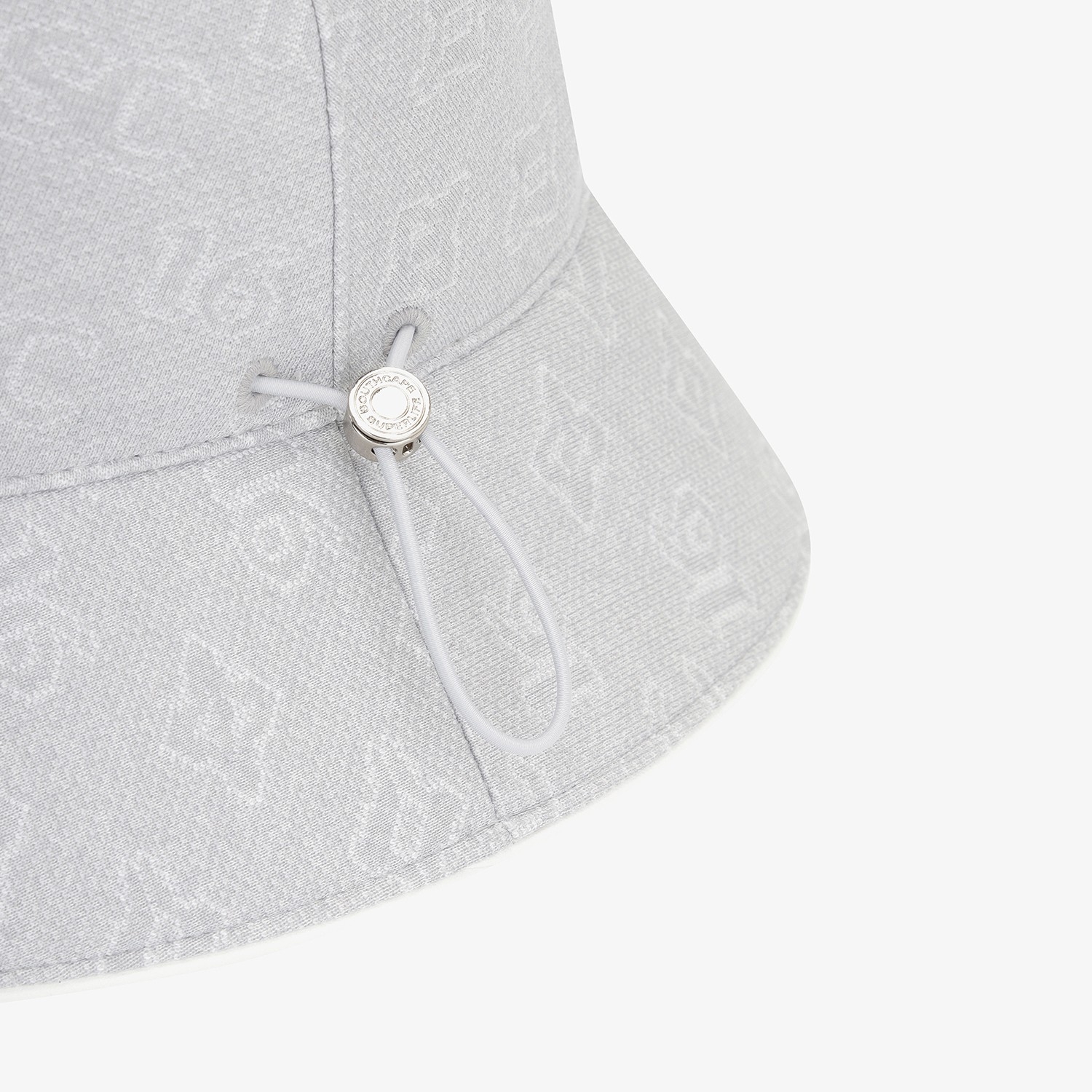Monogram Logo Leather Piping Bucket Hat_LG