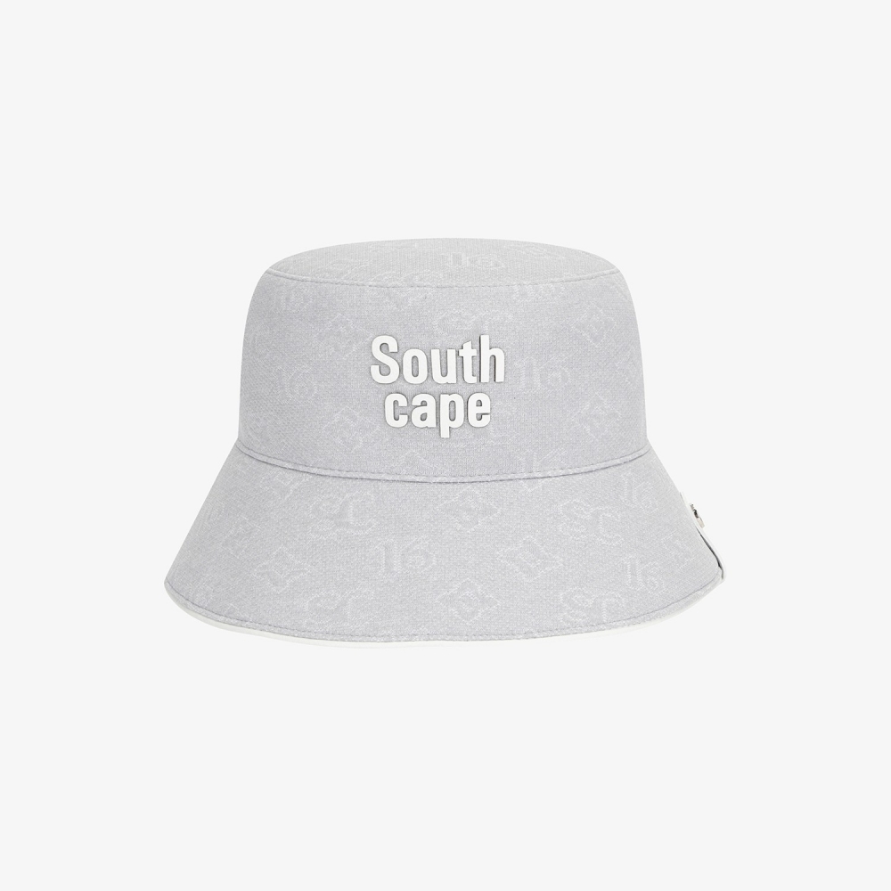 Monogram Logo Leather Piping Bucket Hat_LG