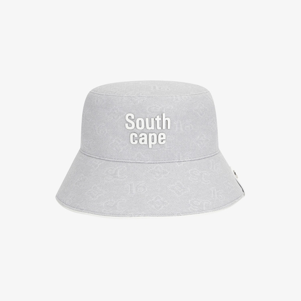 Monogram Logo Leather Piping Bucket Hat_LG