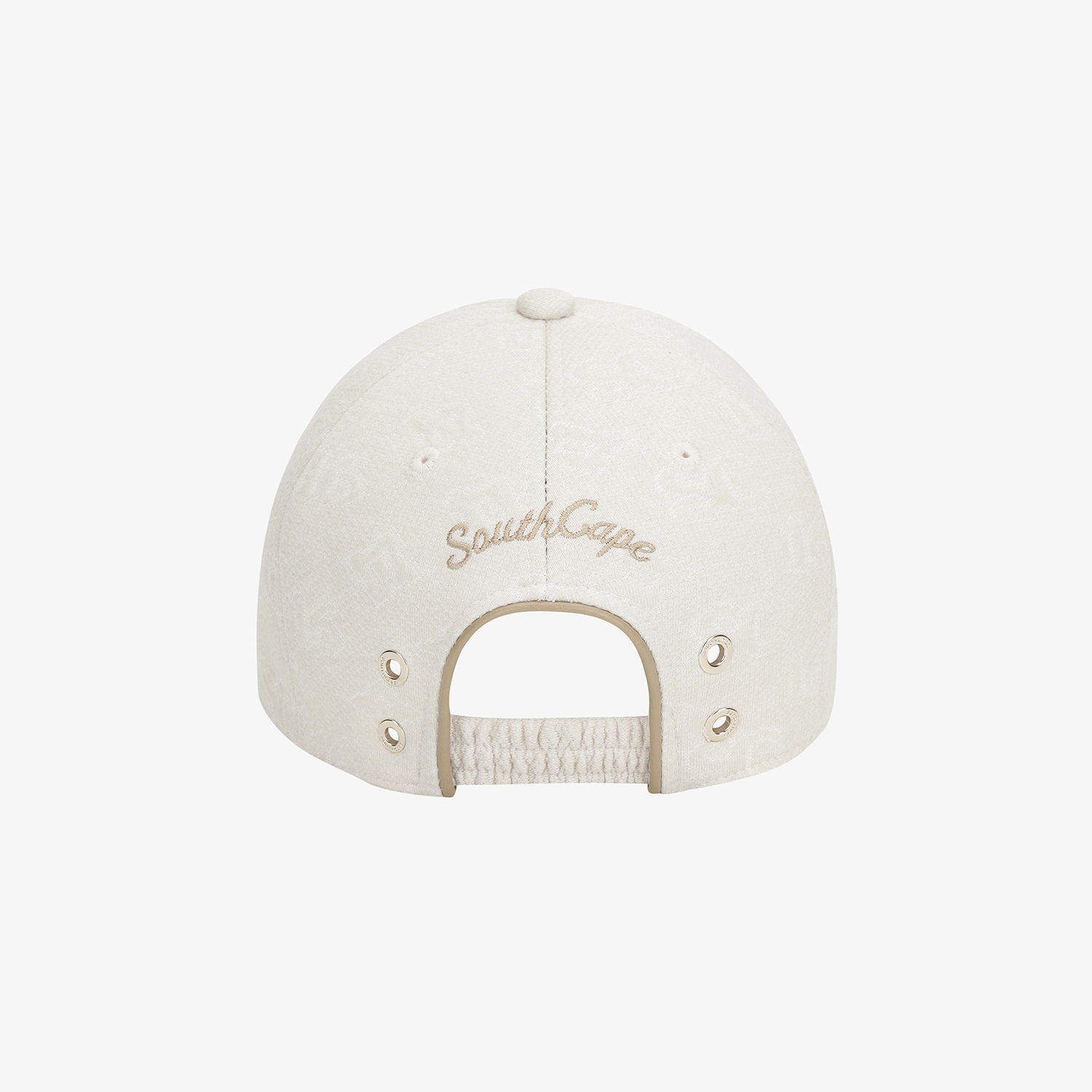 Monogram Jacquard Lace-Up Ball Cap_LE
