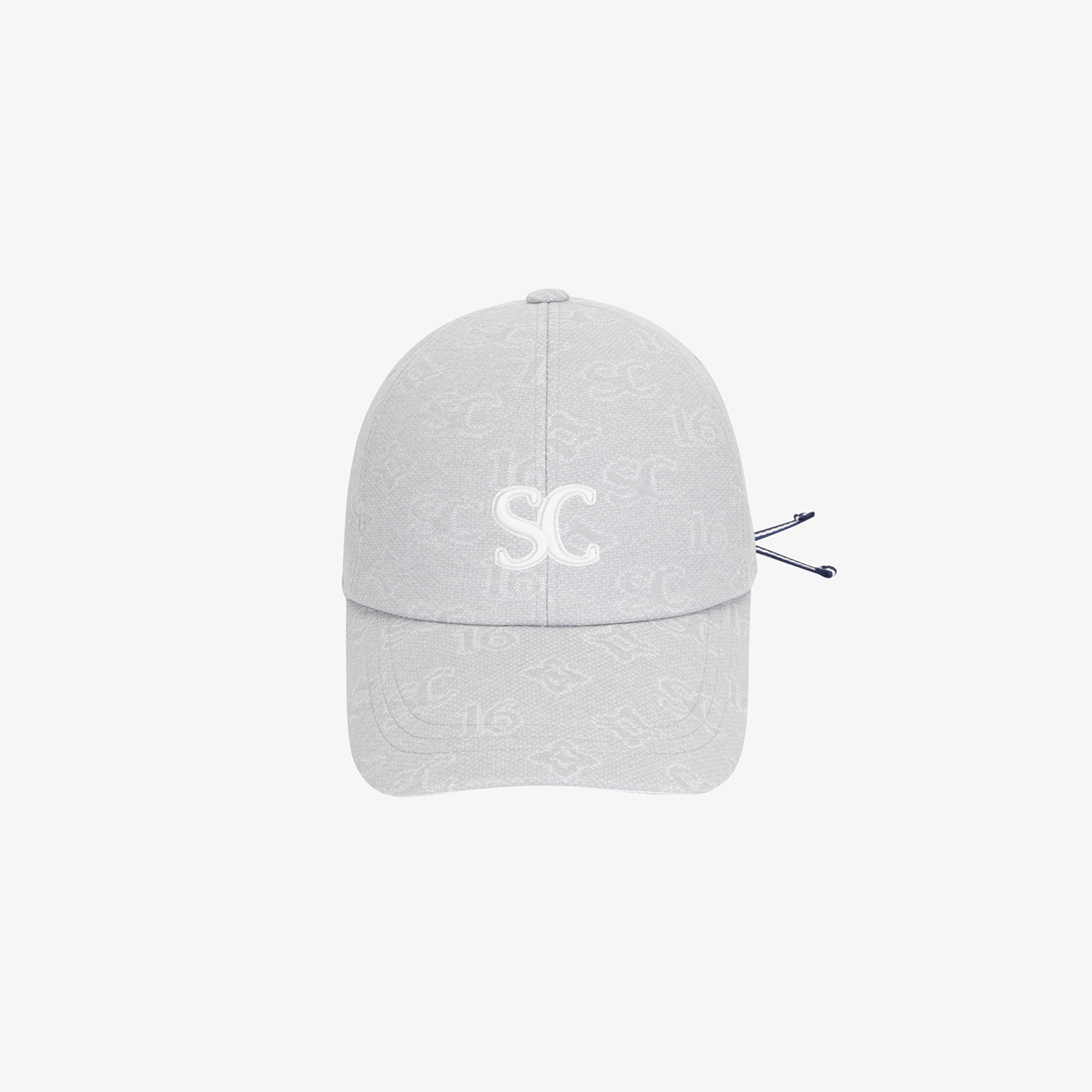 Monogram Jacquard Lace-Up Ball Cap_LG
