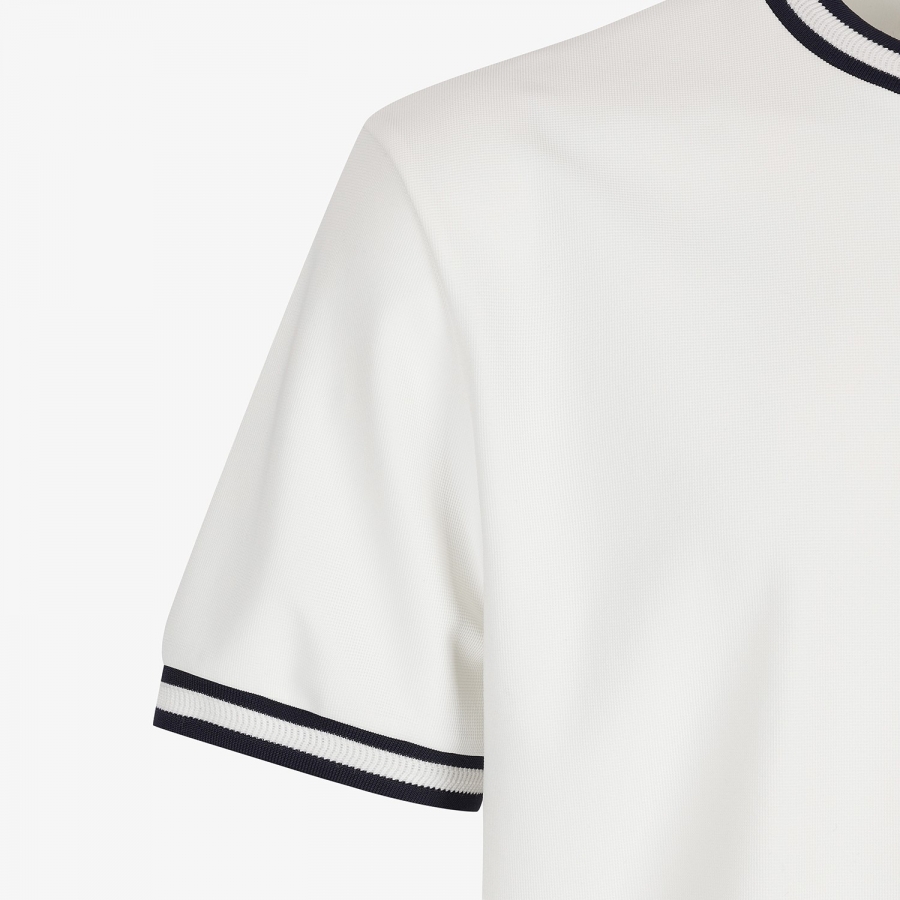 Buddy Contrast Line Short-Sleeve T-Shirt_WT