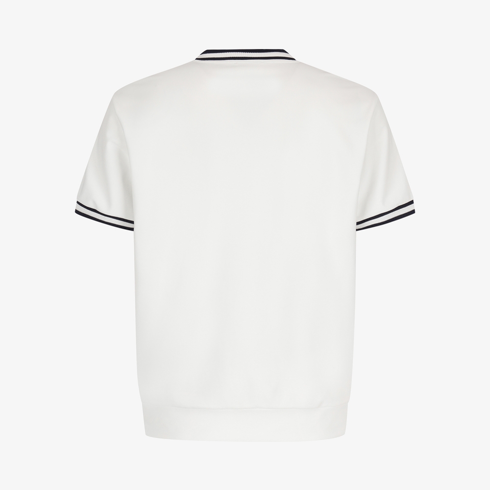 Buddy Contrast Line Short-Sleeve T-Shirt_WT
