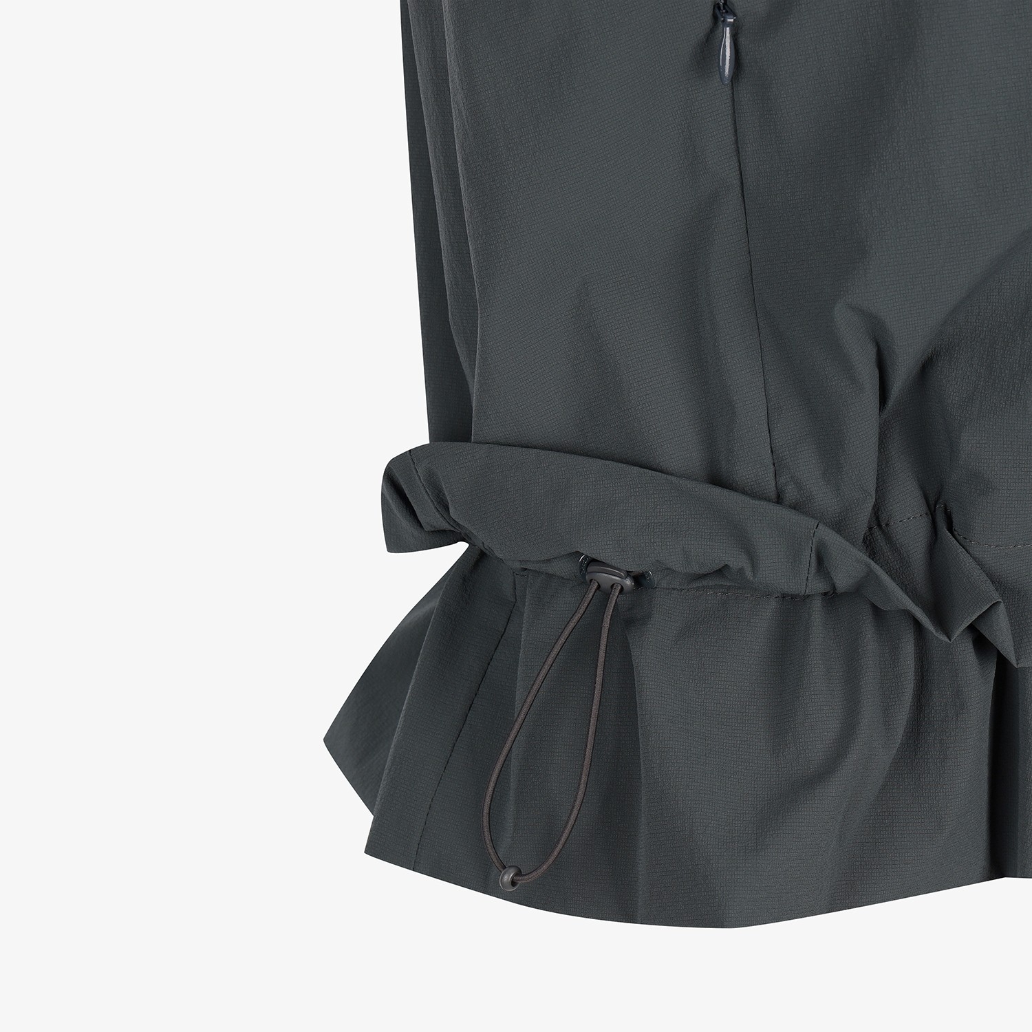 Southcross Shirring Zip-Up Vest_DN