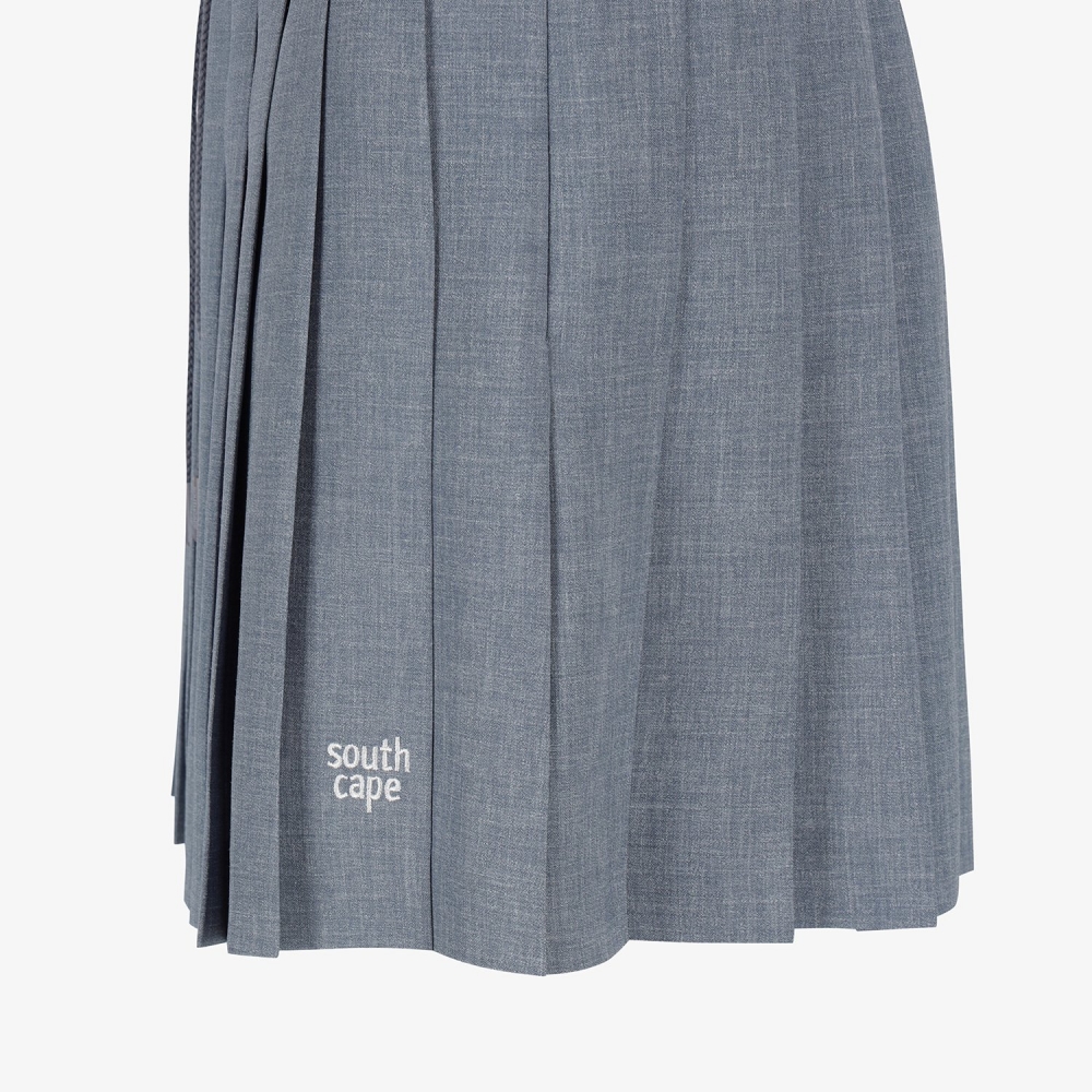 Pleated Elastic-Waist Skirt_MB
