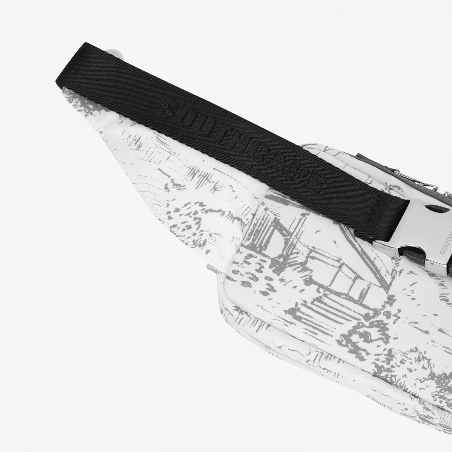 Namhae Heritage Print Buckle Belt Bag_GY