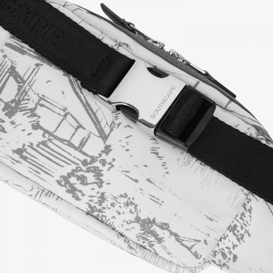 Namhae Heritage Print Buckle Belt Bag_GY