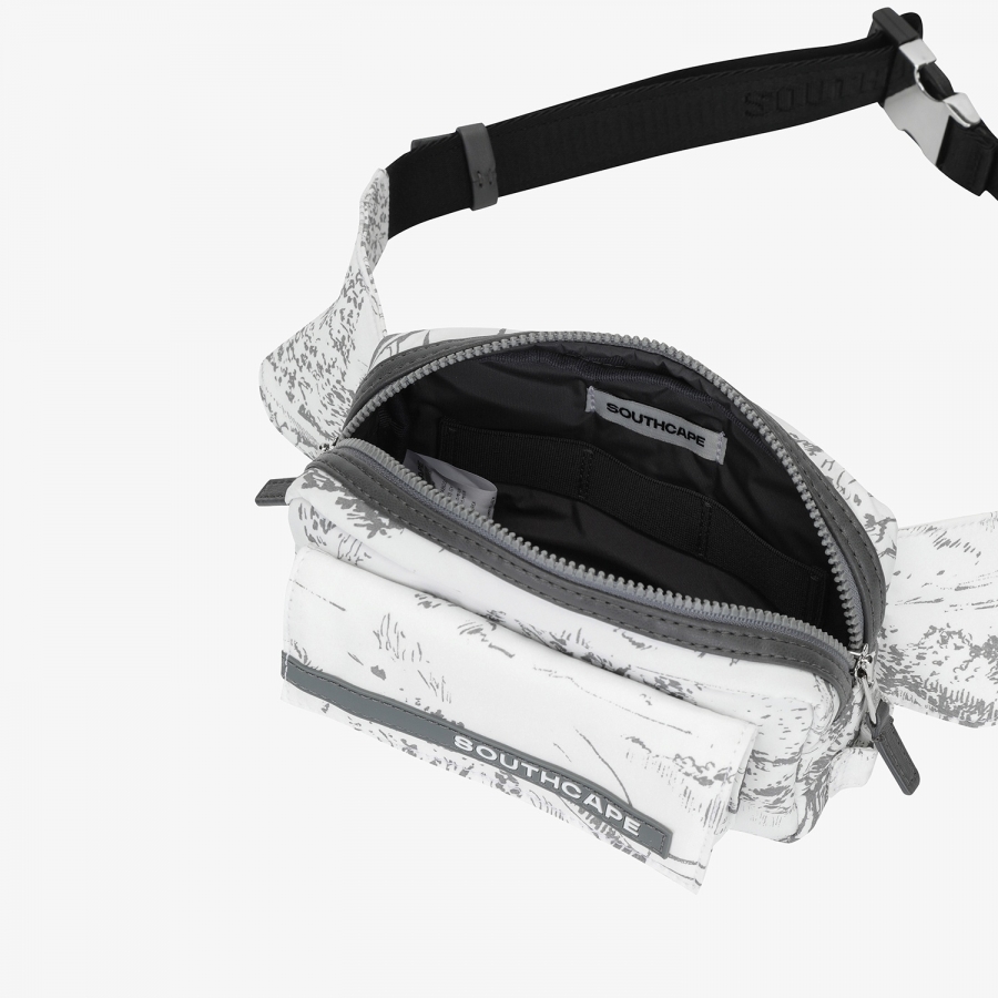 Namhae Heritage Print Buckle Belt Bag_GY
