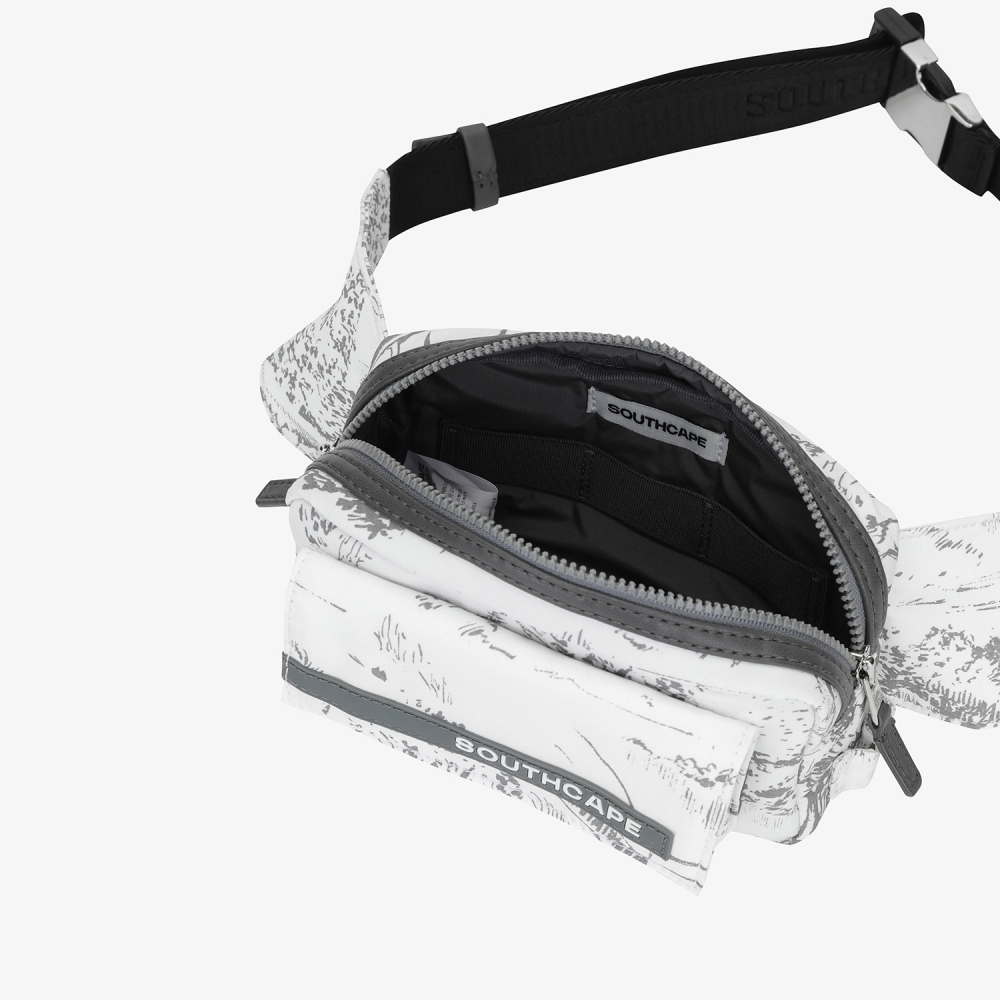 Namhae Heritage Print Buckle Belt Bag_GY
