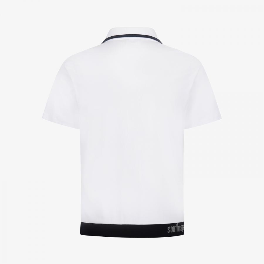 Half-Zip Collar Short-Sleeve T-Shirt_WT