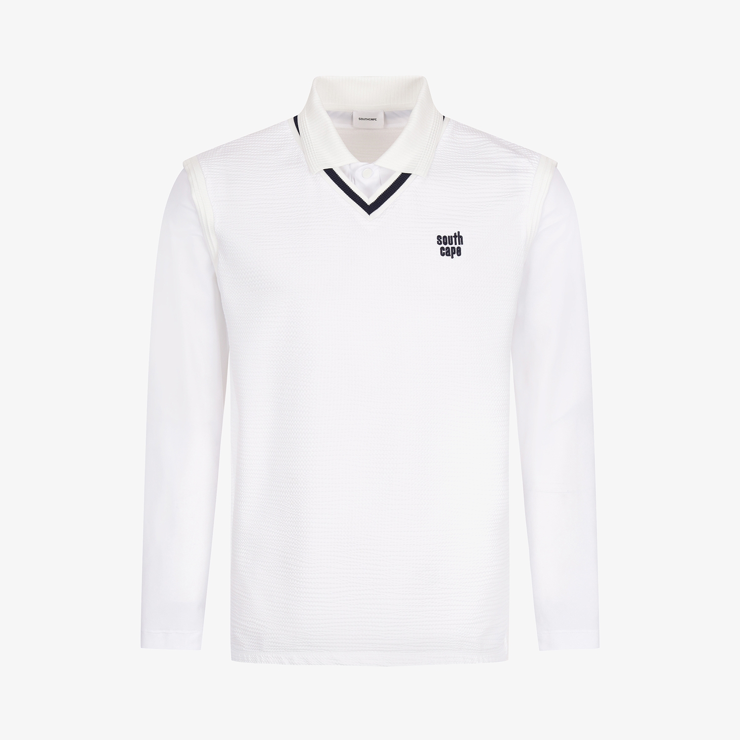Layered V-Neck Performance T-Shirt_WT