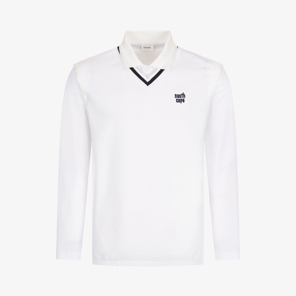 Layered V-Neck Performance T-Shirt_WT