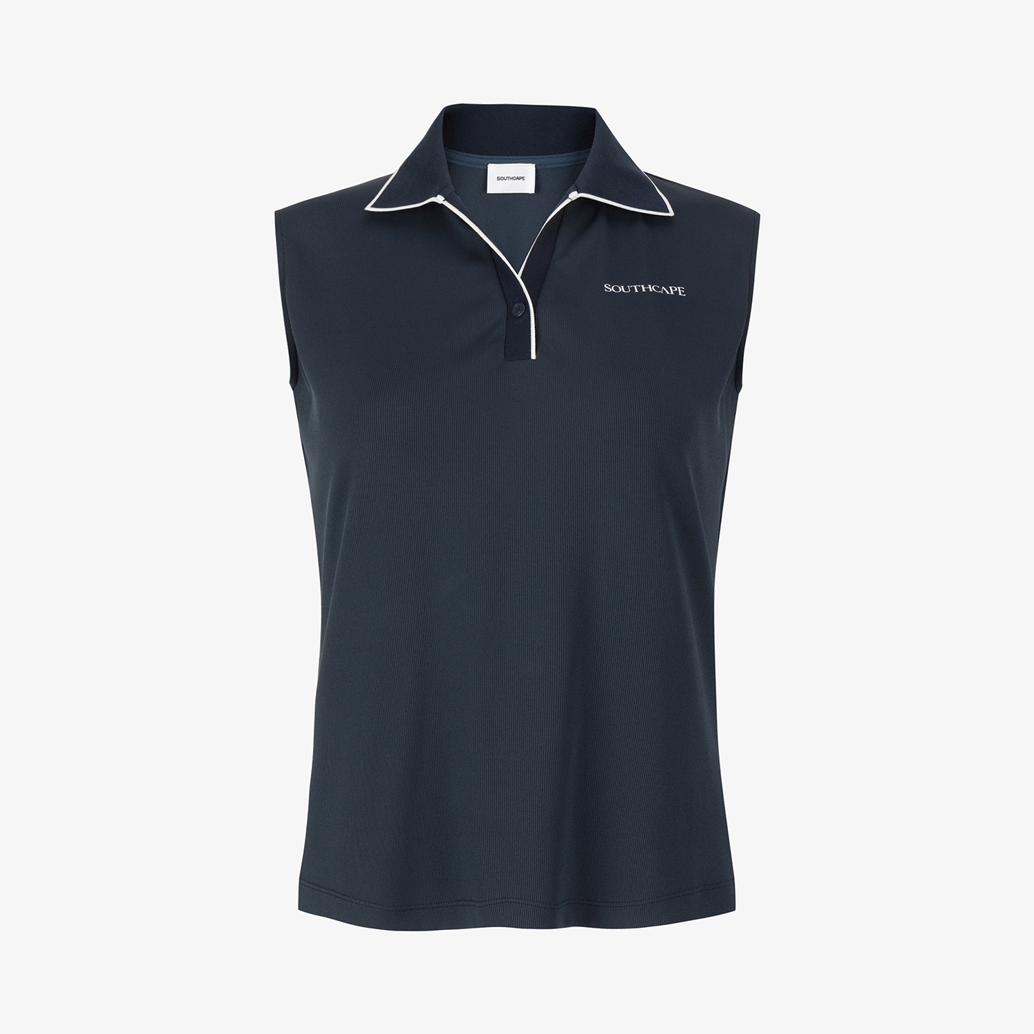 Tipping Open-Collar Sleeveless_NA