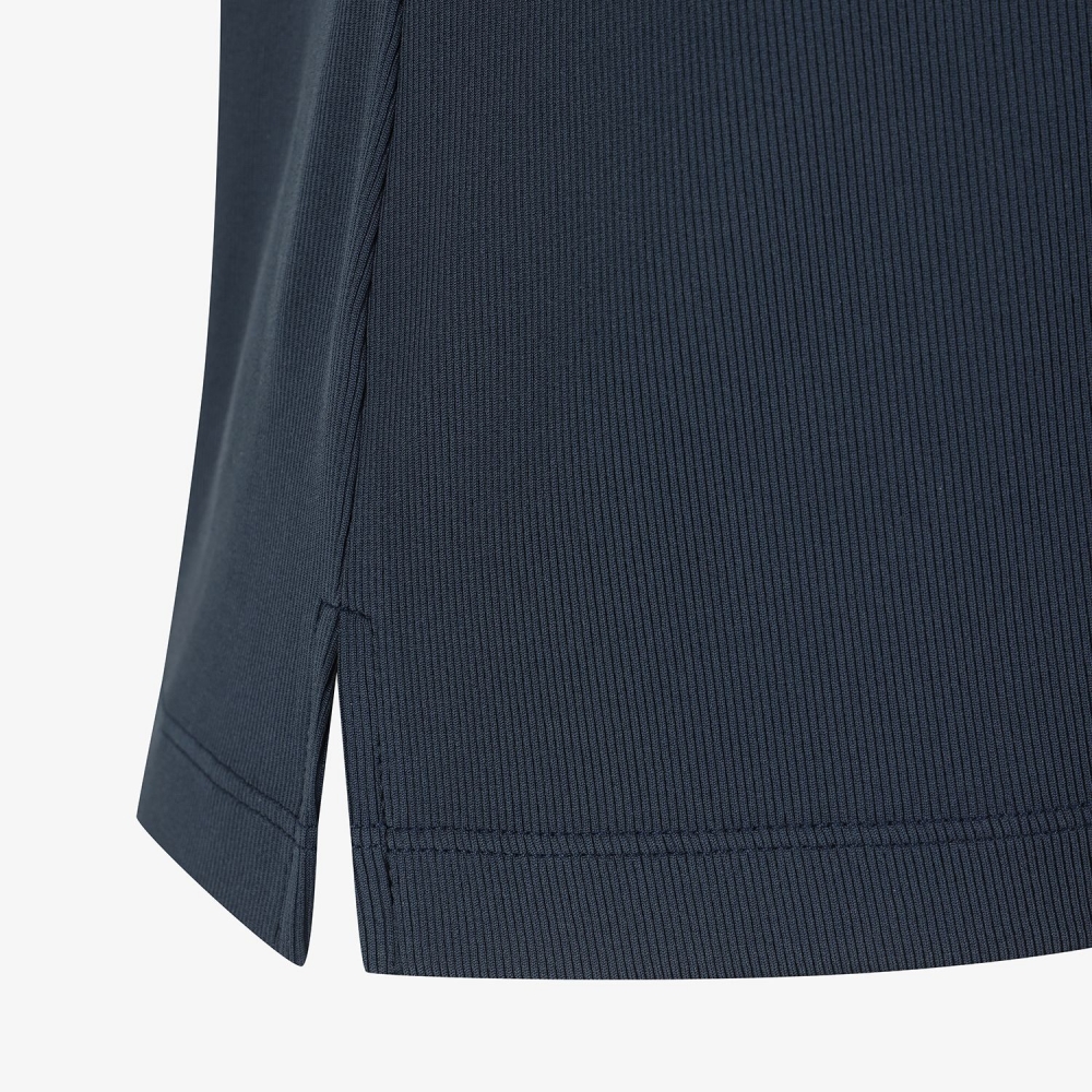 Tipping Open-Collar Sleeveless_NA