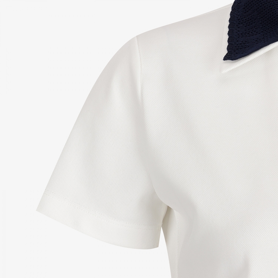 Contrast Knit Collar Polo T-Shirt_WT