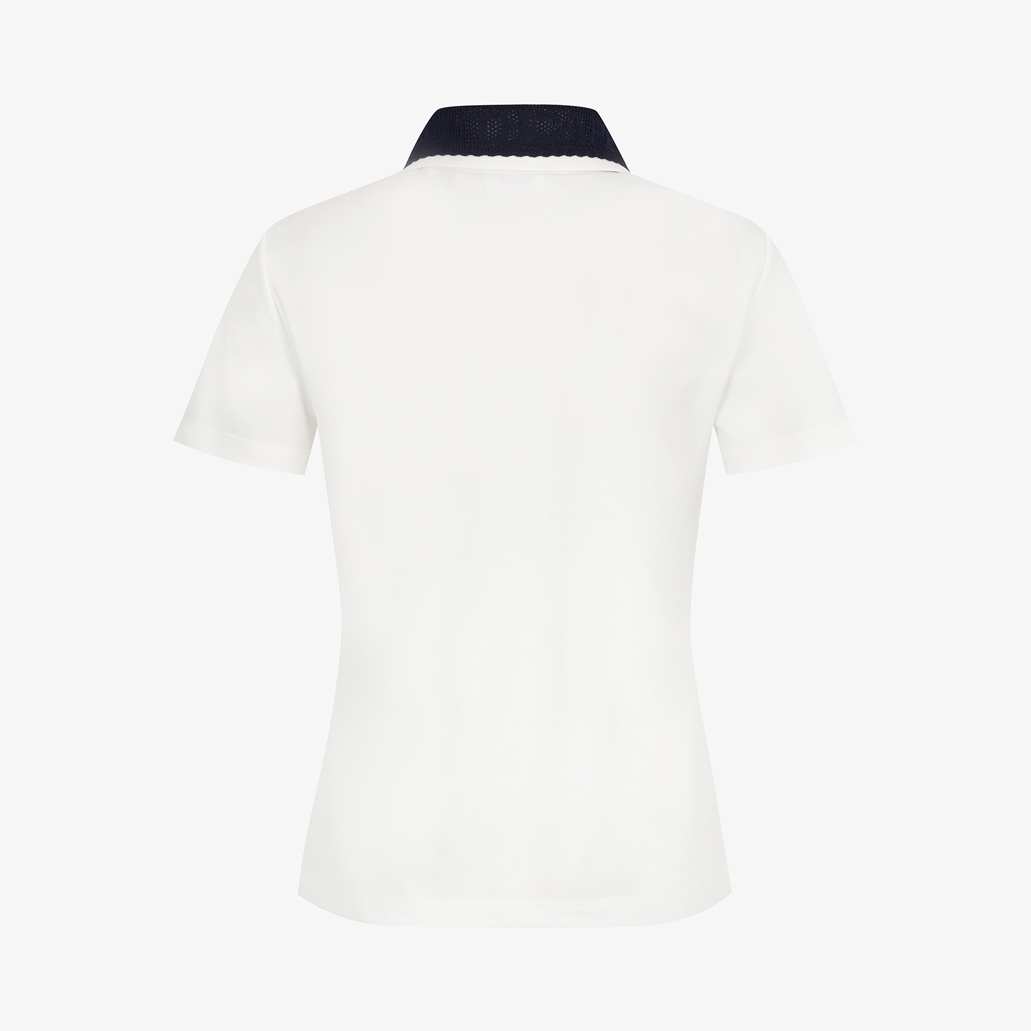 Contrast Knit Collar Polo T-Shirt_WT