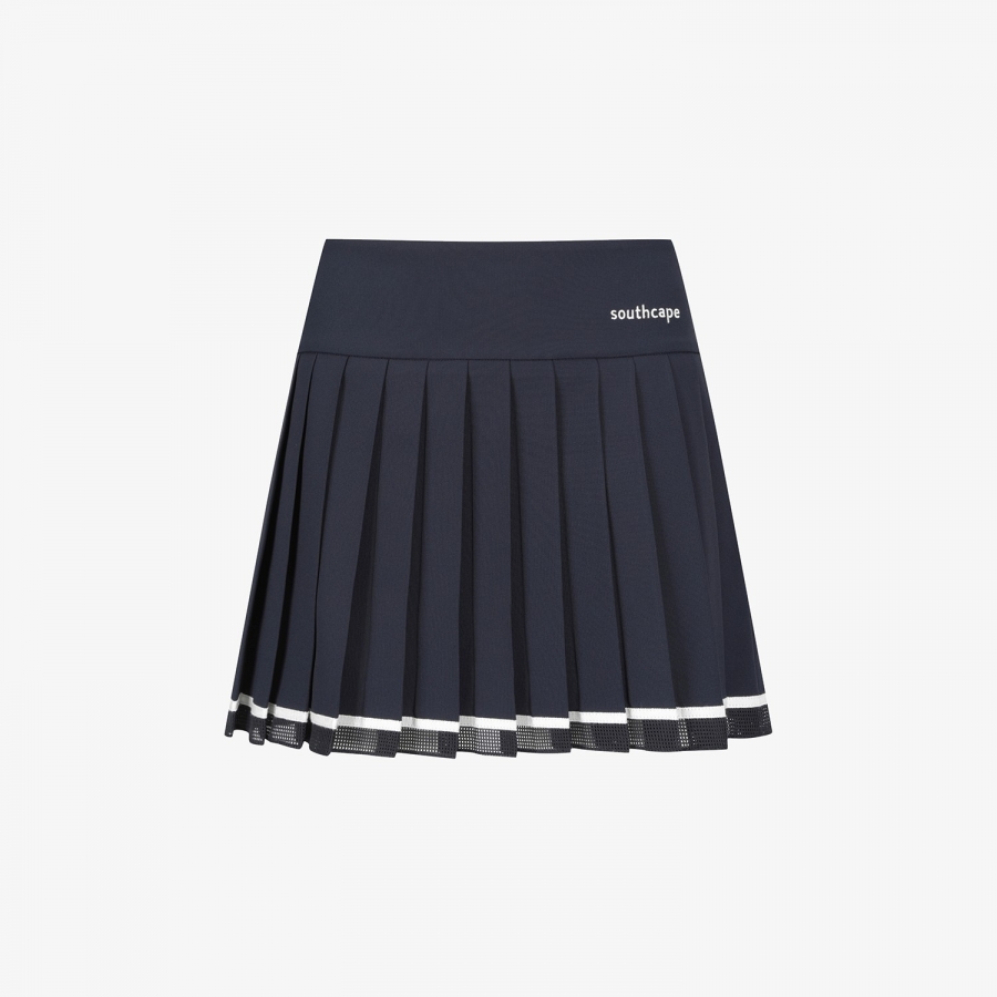 Mesh Pleated Skirt_NA