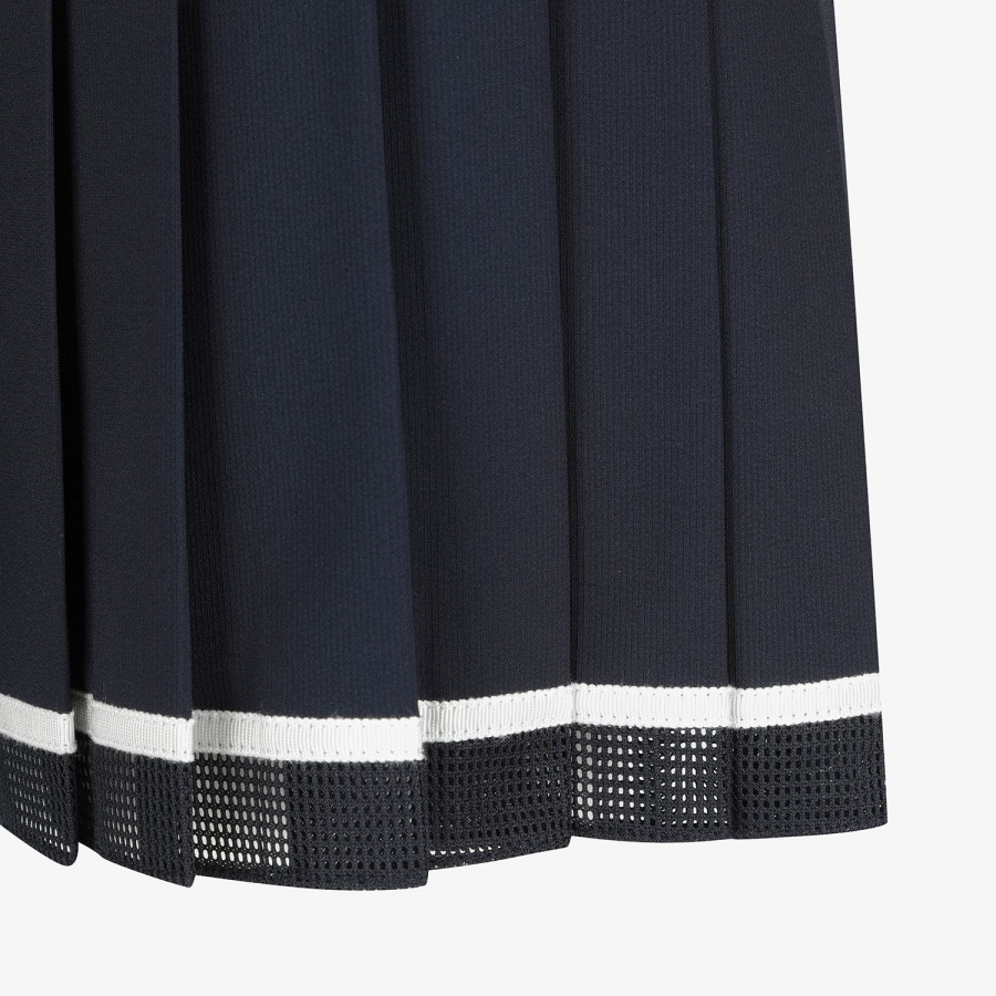 Mesh Pleated Skirt_NA