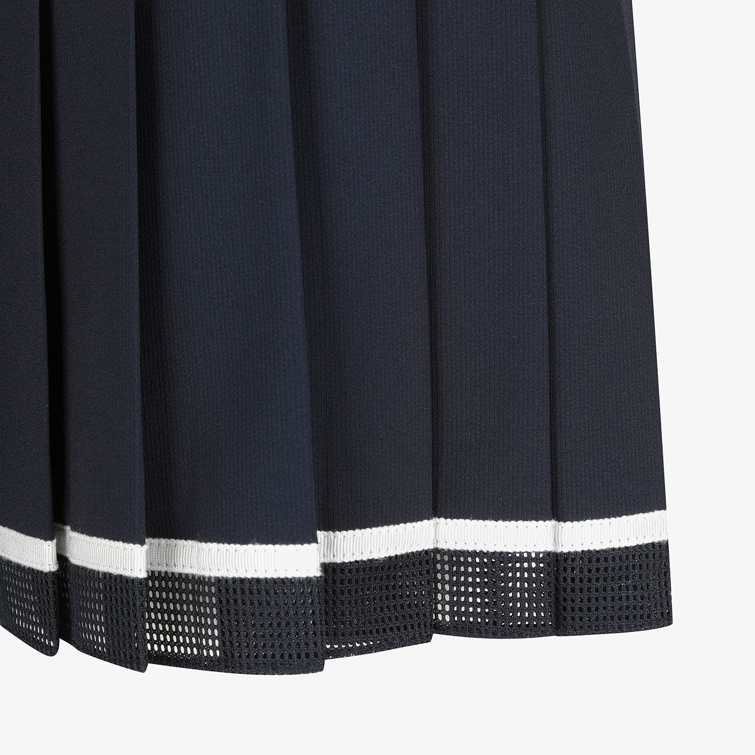 Mesh Pleated Skirt_NA