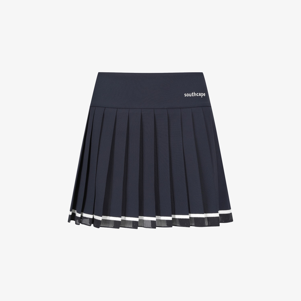 Mesh Pleated Skirt_NA